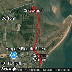 Dawlish Warren bike ride