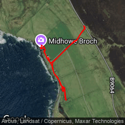 Midhowe broch and tomb
