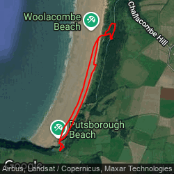 Wet and windy Woolacombe