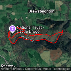 Castle Drogo dog walk