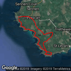 Lands End, Gwenapp and Porthgwarra