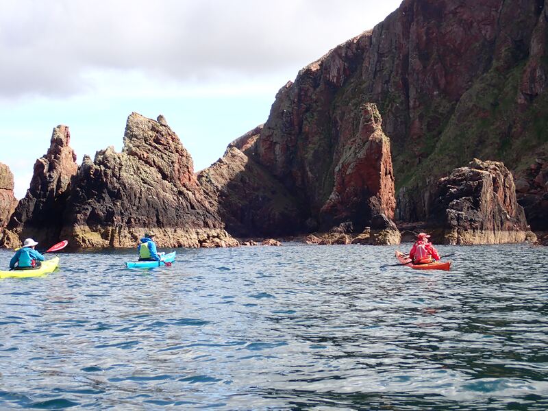 Kayaking on Ronas Voe