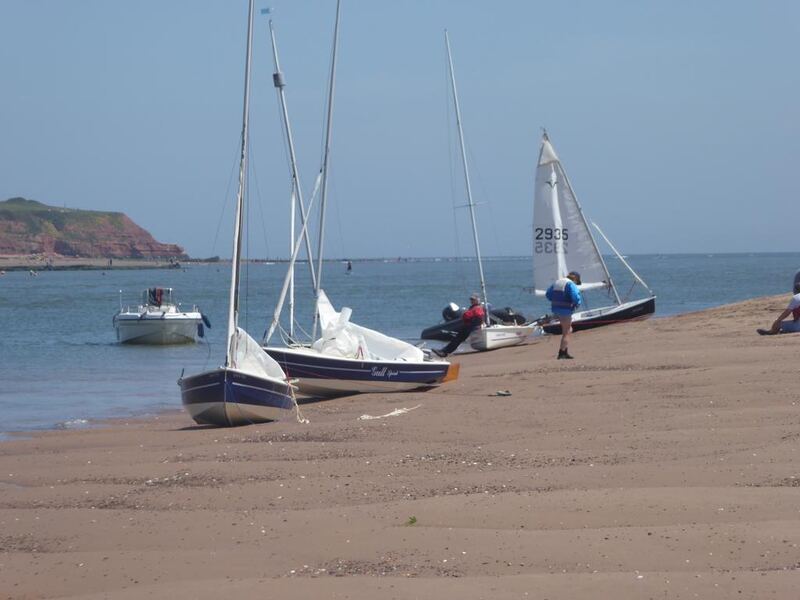 Out to sea dinghy cruise