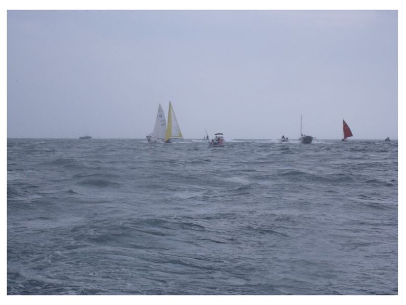 Dawlish air show dinghy cruise