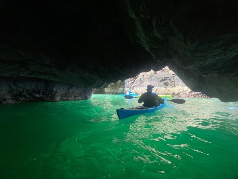 Kayaking on Ronas Voe