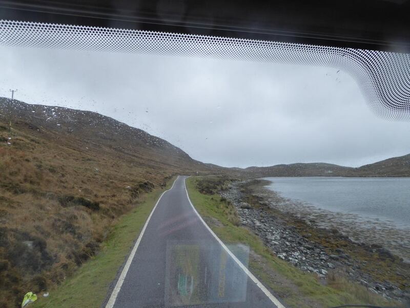 Barra in the rain