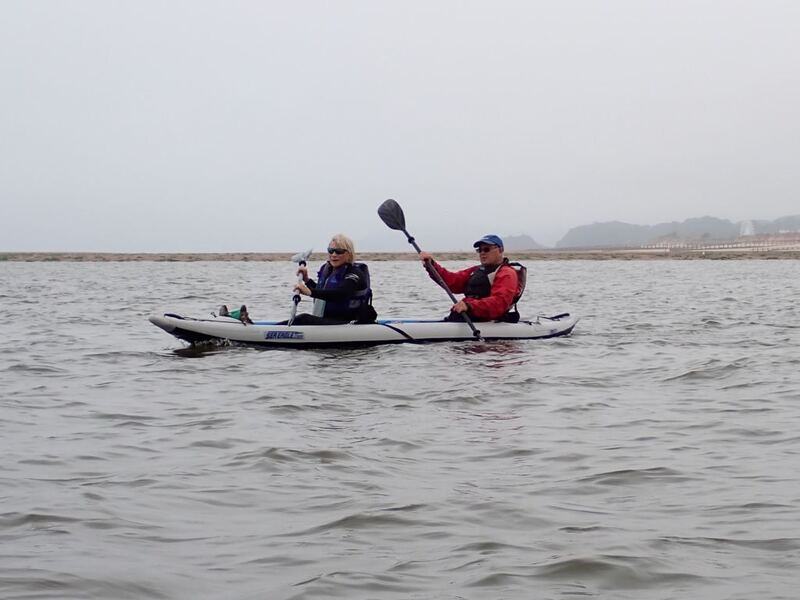 Beach cafe paddle
