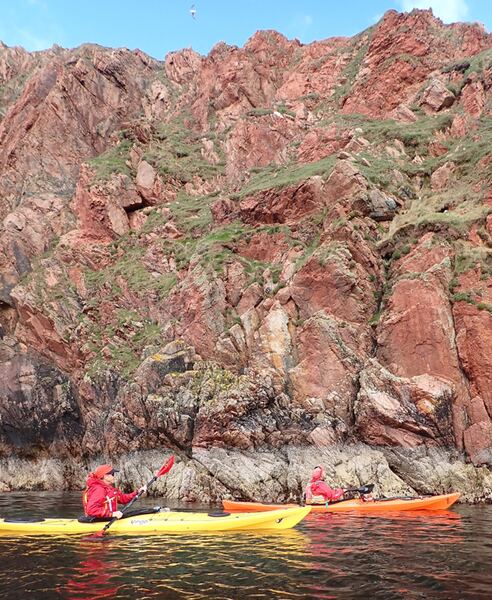 Kayaking on Ronas Voe